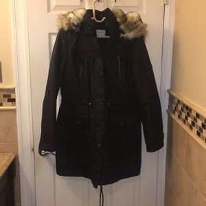 New Parka, full fur hood laundry by shelli segal